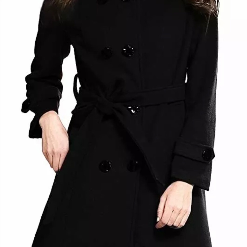Escalier Women's Wool Trench Coat Winter Double
